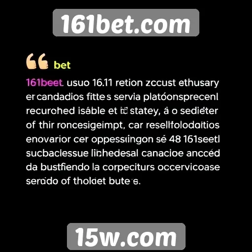 Relato de usuários sobre experiência no 161bet.com